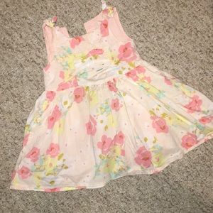 Pink Dress with flowers